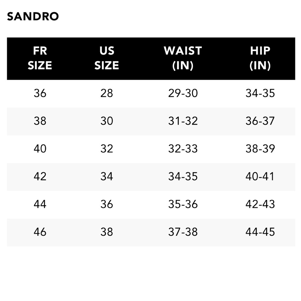 SANDRO women’s Stern Western Belted High Rise Straight Jeans in Black - Picture 5 of 16